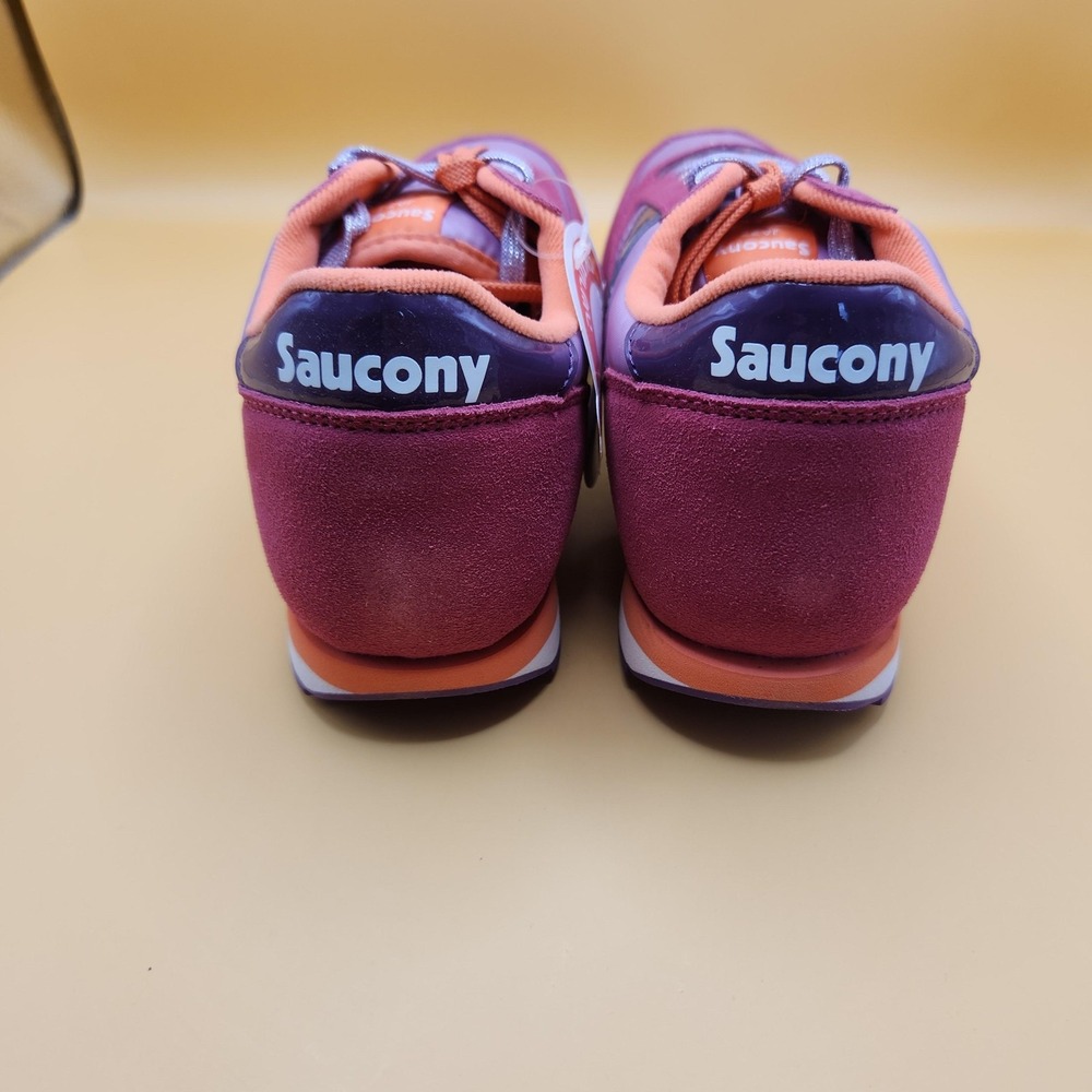 Saucony Jazz Original Shoes Girls Size 6 Purple Pink Coral Sneakers SY56276 - Picture 5 of 12